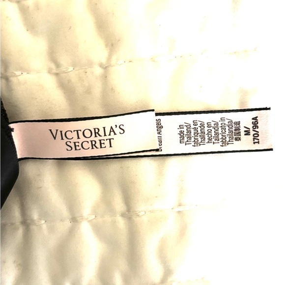 Victoria's Secret Bustier Bra Black Zip up Black Lace Medium Sexy Dream Angels - Picture 3 of 11